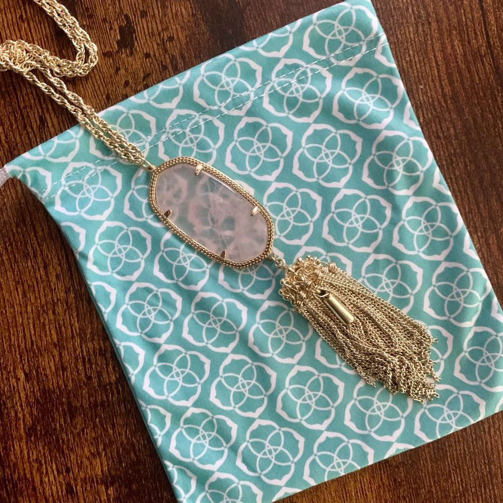 Kendra Scott Rayne Gold Tassel Necklace